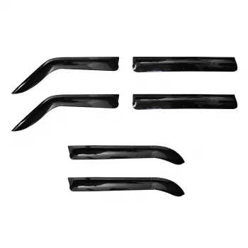 Galio Black Door Visor for Mahindra Scorpio 2005 Onwards