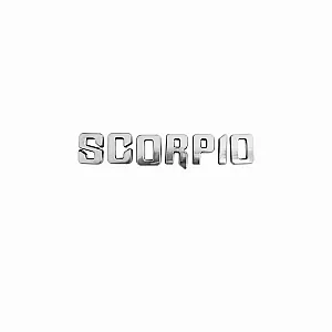 Galio Scorpio Logo 3D Chrome Letter
