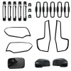 Glossy Black Garnish Combo kit for Mahindra Scorpio N 2022 Onwards Glossy Black Garnish Combo kit for Mahindra Scorpio N 2022 Onwards