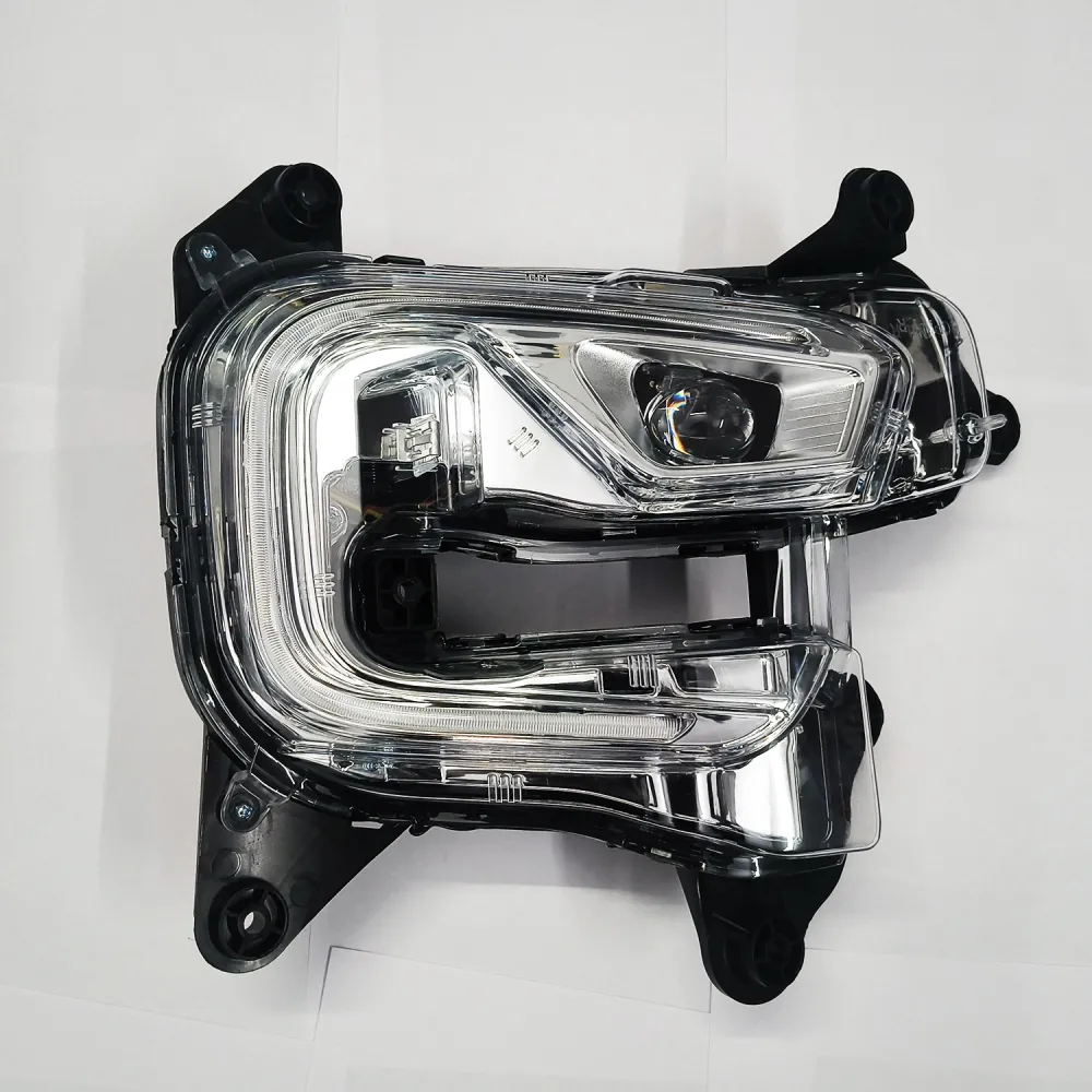 Hellix Mahindra Scorpio N 2022 Onwards OEM Type DRL Daytime Running Light With Projector Fog Lamp 