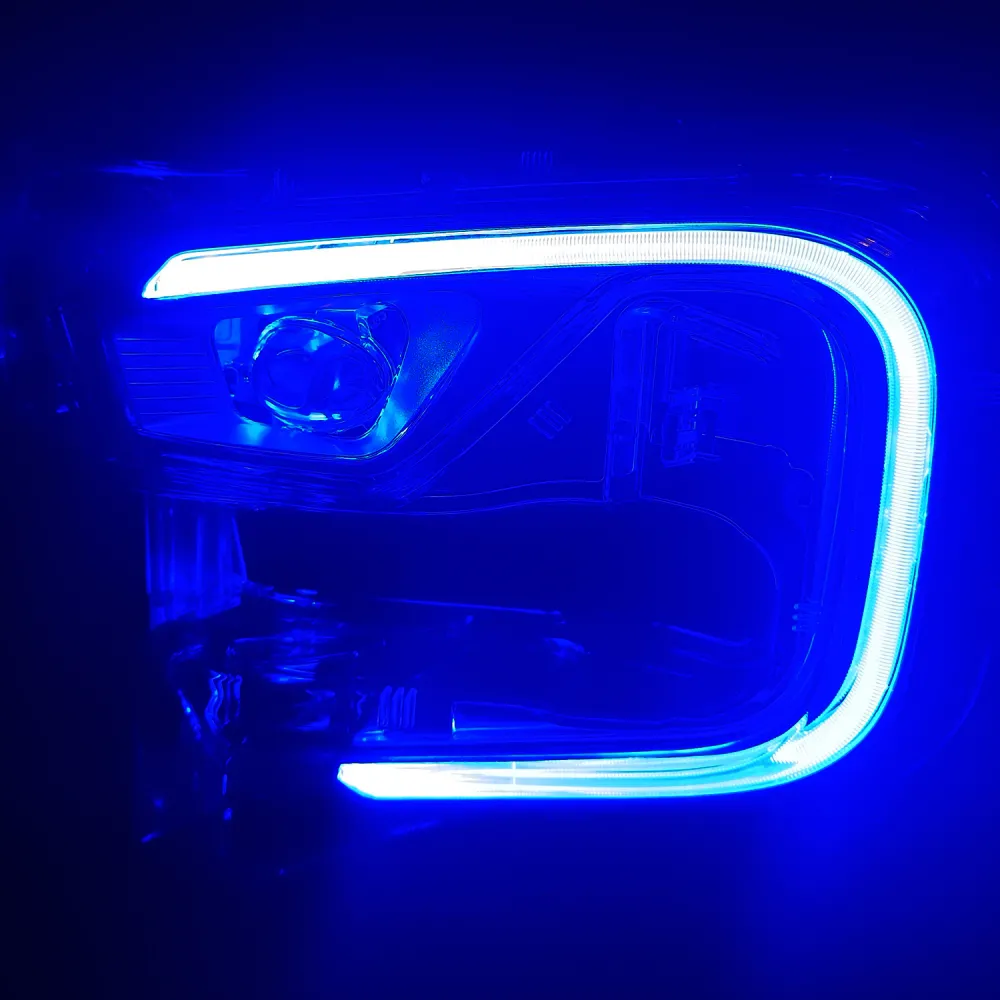 Hellix Mahindra Scorpio N 2022 Onwards OEM Type DRL Daytime Running Light With Projector Fog Lamp 