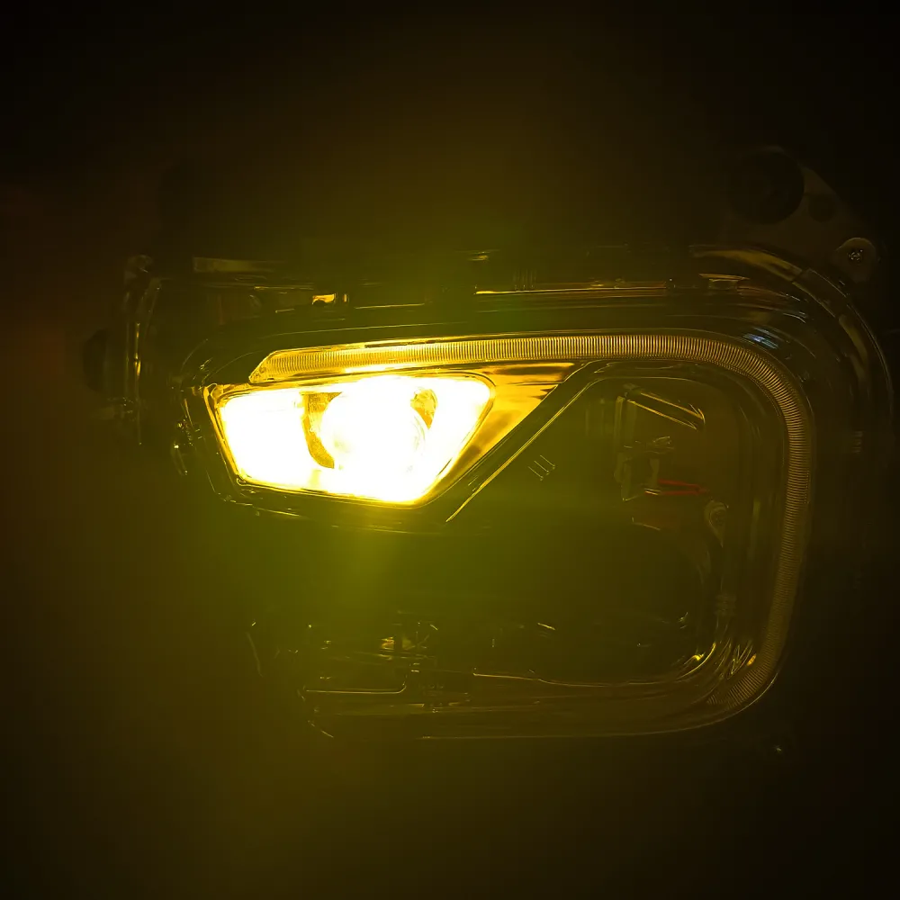 Hellix Mahindra Scorpio N 2022 Onwards OEM Type DRL Daytime Running Light With Projector Fog Lamp 