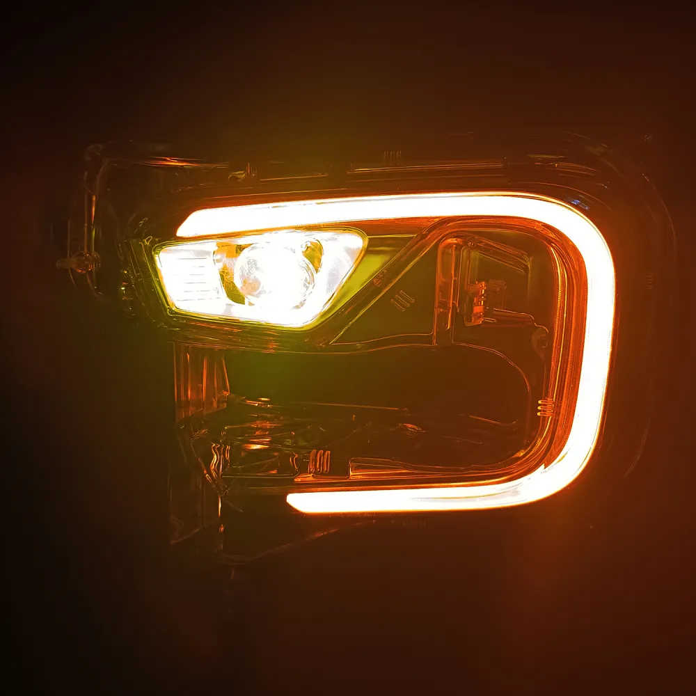 Hellix Mahindra Scorpio N 2022 Onwards OEM Type DRL Daytime Running Light With Projector Fog Lamp 