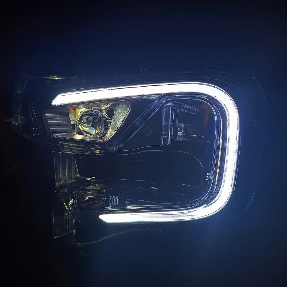 Hellix Mahindra Scorpio N 2022 Onwards OEM Type DRL Daytime Running Light With Projector Fog Lamp 