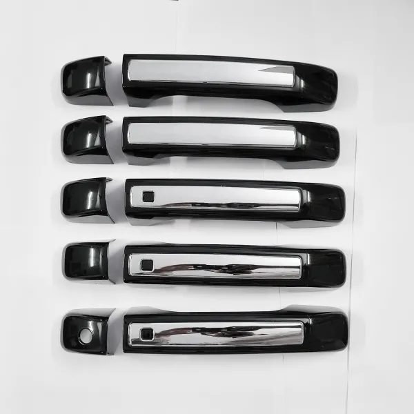 Cnleague Door Handle Cover for Mahindra Scorpio N 2022 Onwards - Black with Chrome Cnleague Door Handle Cover for Mahindra Scorpio N 2022 Onwards - Black with Chrome