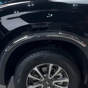 Cnleague Wheel Arch Chrome Garnish for Mahindra Scorpio N