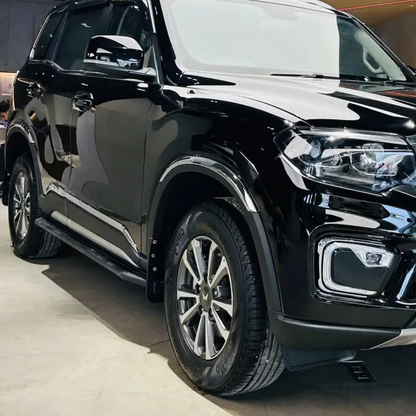 Cnleague Wheel Arch Chrome Garnish for Mahindra Scorpio N