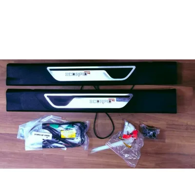 Led Door Sill Plate for Mahindra Scorpio N 2022 Onwards Led Door Sill Plate for Mahindra Scorpio N 2022 Onwards