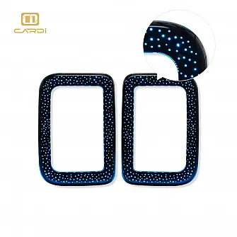 Cardi K4 OEM Ambient Lights with Silver Panel for Mahindra Scorpio N 2022 Onwards - 18 Pieces