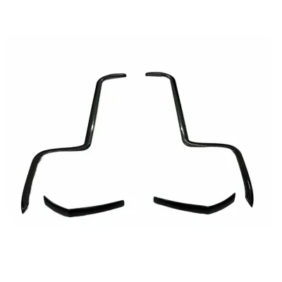 Cnleague Tail Lamp Garnish For Mahindra Scorpio N 2022 Onwards - Black Carbon