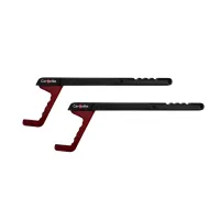 Carhatke Heavy Duty Grab Handles for Mahindra Thar 2020 Onwards - Black & Red Color