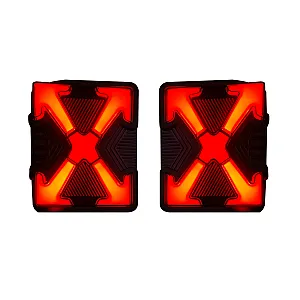 X Design Modified Tail Lights for Mahindra Thar Roxx 2024 Onwards