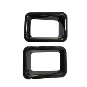 Black Reflector Light Garnish for Mahindra Thar 2020 Onwards