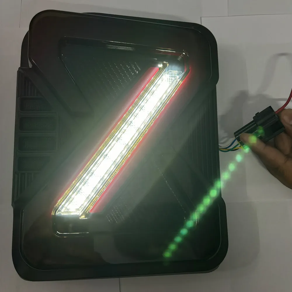 Carhatke Infinity Design Modified Tail Lights for Mahindra Thar Roxx 2024 Onwards - Solid