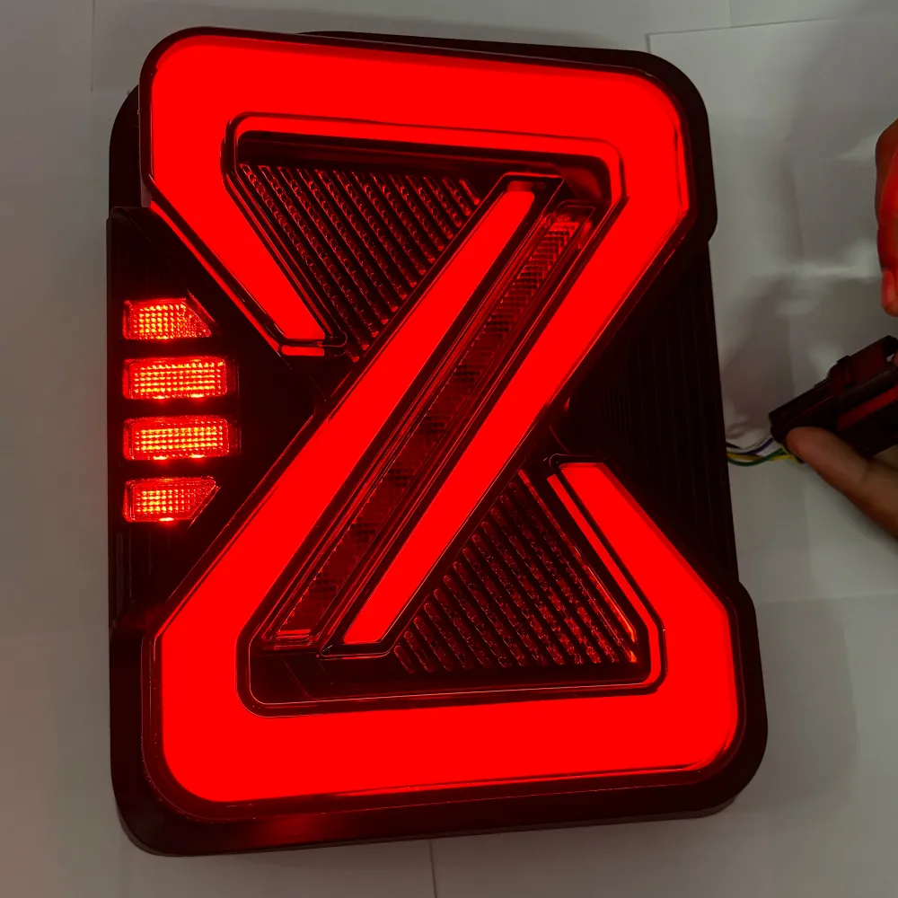 Carhatke Infinity Design Modified Tail Lights for Mahindra Thar Roxx 2024 Onwards - Solid