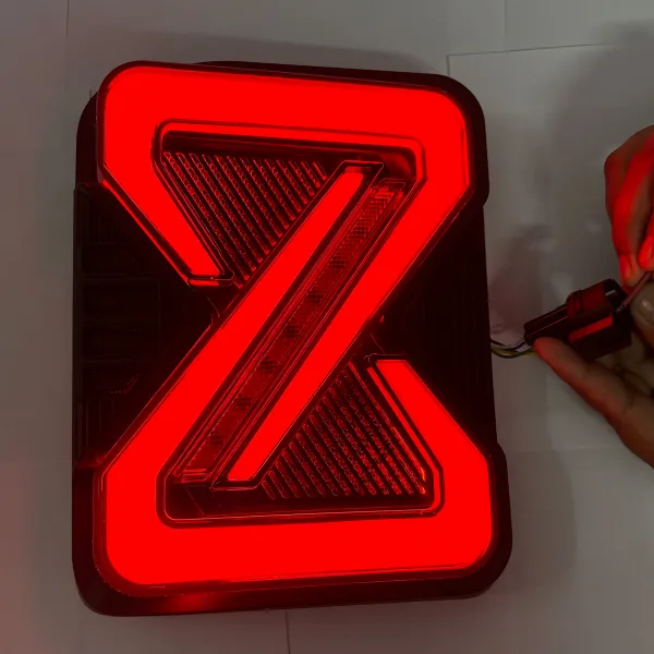 Carhatke Infinity Design Modified Tail Lights for Mahindra Thar Roxx 2024 Onwards - Solid