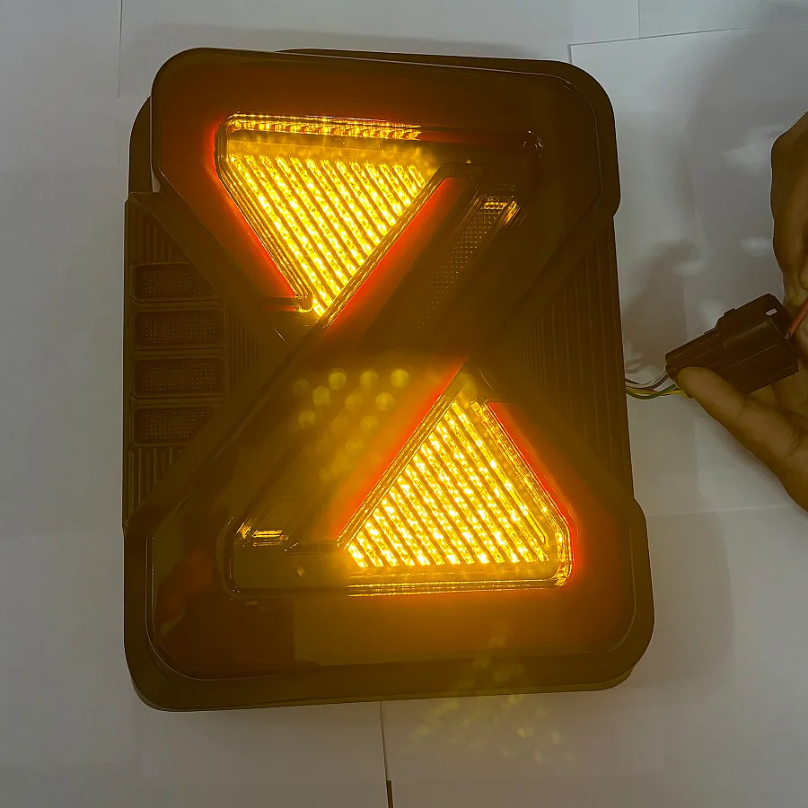 Carhatke Infinity Design Modified Tail Lights for Mahindra Thar Roxx 2024 Onwards - Solid