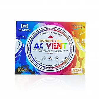 CARDI K4 AC Vent Ambient Light for Mahindra Thar 2020 Onwards