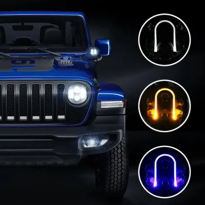 U Design 150W Dual Projector Headlights for Mahindra Thar 2020 Onwards U Design 150W Dual Projector Headlights for Mahindra Thar 2020 Onwards