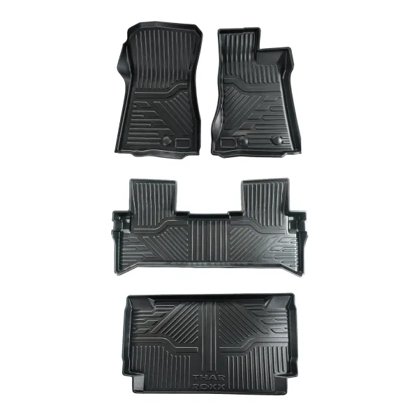 Carhatke Trunk & LongLife Floor Mats for Mahindra Roxx 2024 Onwards - Manual Transmission