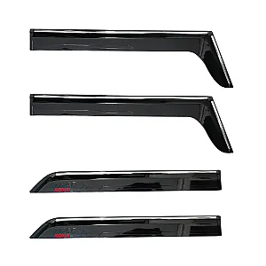 Galio Chrome Line Door Visor for Mahindra Thar Roxx 2024 Onwards 