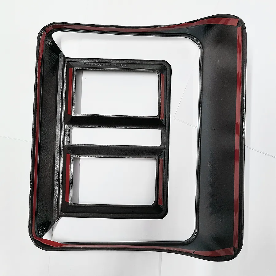 Black Tail Lamp Garnish for Mahindra Thar Roxx 2024 Onwards Black Tail Lamp Garnish for Mahindra Thar Roxx 2024 Onwards