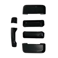 Cnleague Door Handle Cover for Mahindra Thar Roxx 2024 Onwards - Black Carbon