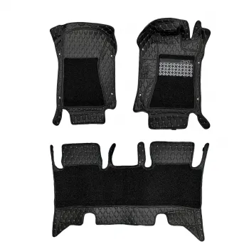 7D Car Floor Mats for Kia Syros 2025 Onwards - Black Color