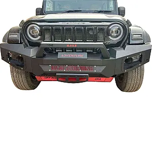 Front Bumper Guard For Mahindra Thar Roxx 2024 Onwards Front Bumper Guard For Mahindra Thar Roxx 2024 Onwards