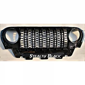 Rubicon Style Grill For Mahindra Thar Roxx 2024 Onwards - Stealth Black