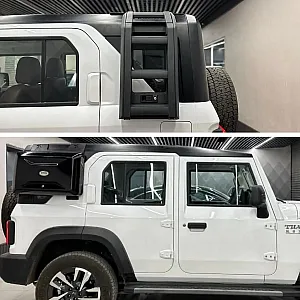 Defender Style Side Ladder & Storage Box for Mahindra Thar Roxx 2024 Onwards