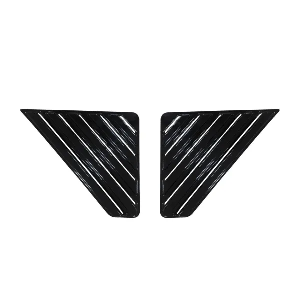 Quarter Window Louver For Mahindra Thar Roxx  - Glossy Black and Black Carbon | ABS Material