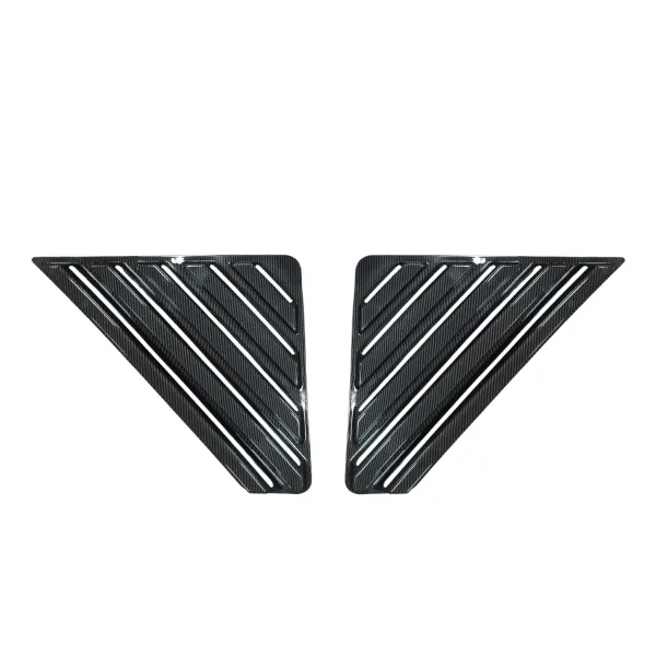Quarter Window Louver For Mahindra Thar Roxx  - Glossy Black and Black Carbon | ABS Material