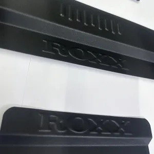 Carhatke Scuff Sill Plate Guards For Mahindra Thar Roxx 2024 Onwards - Matte Black