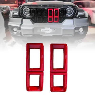 Grill Ring for Mahindra Thar Roxx 2024 Onwards - Glossy Red