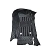 Black Luxury Florino Floor Mats for Mahindra Thar Roxx 2024 Onwards - Automatic