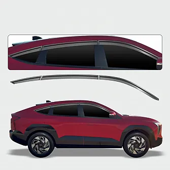 Galio Black Door Visor for Mahindra XEV 9E 2025 Onwards