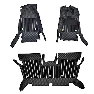 Luxury Florino Floor Mats for Mahindra BE 6  - Black Color