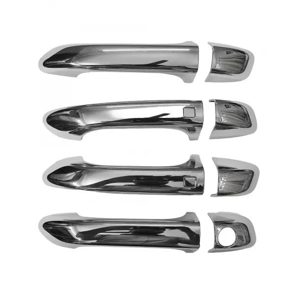Cnleague Chrome Door Handle Cover for Mahindra XUV 300 2019 Onwards - Sensor with Key Cnleague Chrome Door Handle Cover for Mahindra XUV 300 2019 Onwards - Sensor with Key