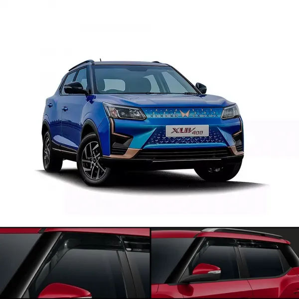 Galio Black Door Visor for Mahindra XUV 400 2023 Onwards Galio Black Door Visor for Mahindra XUV 400 2023 Onwards