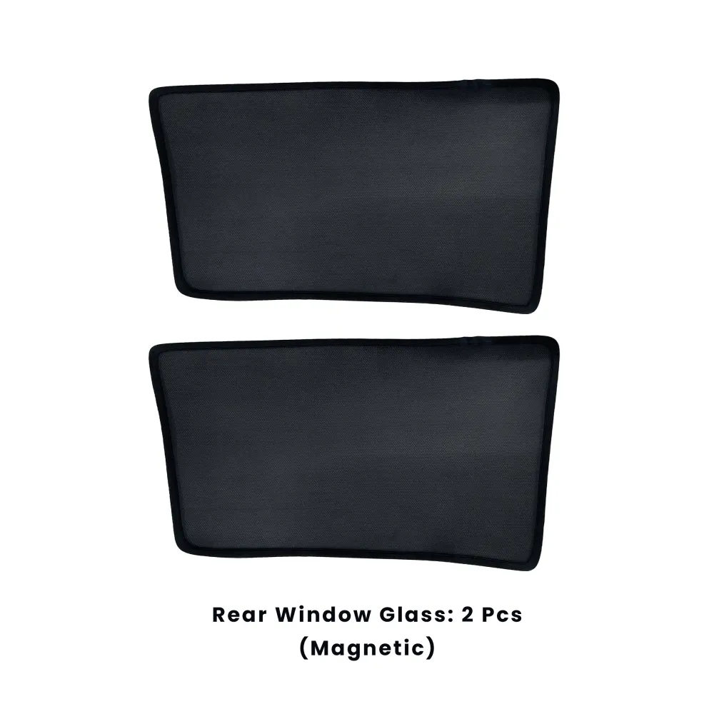 Mahindra XUV 700 2021 Onwards Zipper Magnetic Window Sun Shades - 6 Pieces