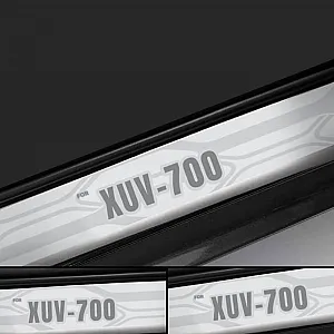 Galio Stainless Steel Door Sill Guards for Mahindra XUV 700 2021 Onwards Galio Stainless Steel Door Sill Guards for Mahindra XUV 700 2021 Onwards