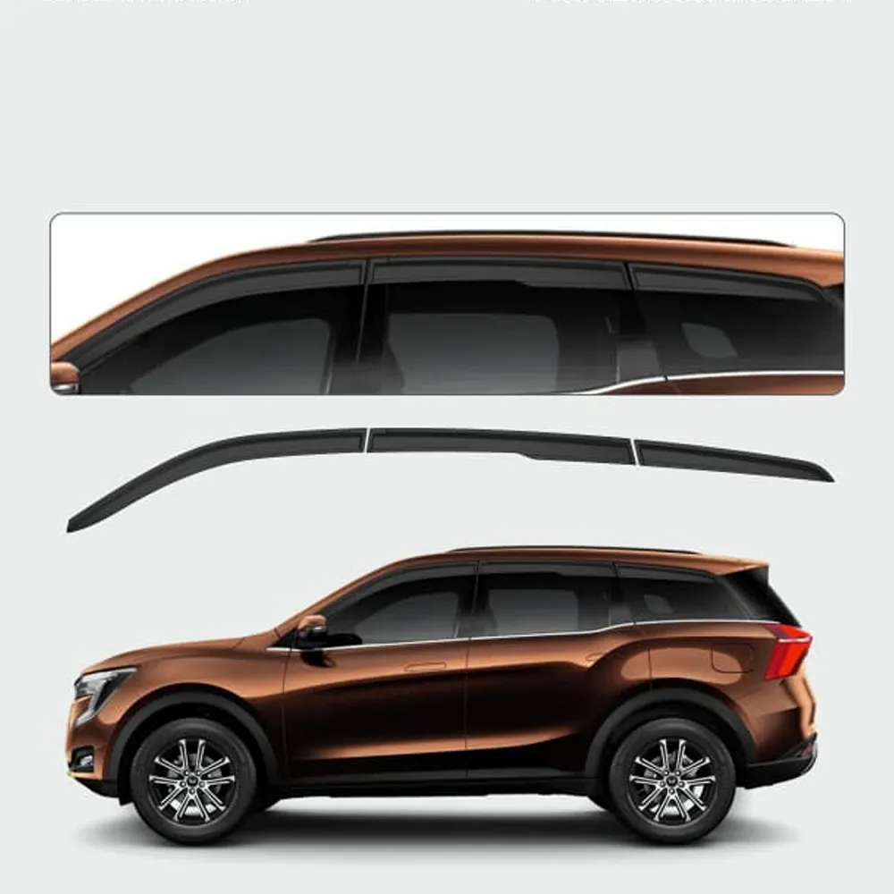 Full Black Door Visor for Mahindra XUV 700 2021 Onwards