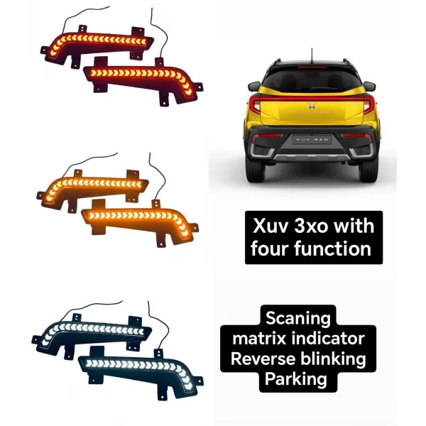 LED Reflector Lights for Mahindra XUV 3XO 2024 Onwards LED Reflector Lights for Mahindra XUV 3XO 2024 Onwards