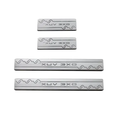 Galio Stainless Steel Door Sill Guards for Mahindra XUV 3XO 2024 Onwards Galio Stainless Steel Door Sill Guards for Mahindra XUV 3XO 2024 Onwards