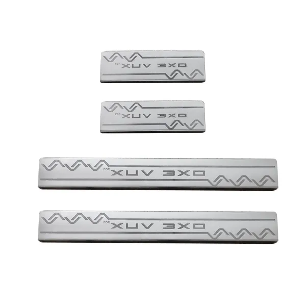 Galio Stainless Steel Door Sill Guards for Mahindra XUV 3XO 2024 Onwards