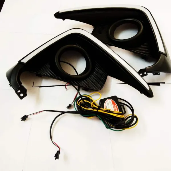 Maruti Ertiga 2018 Onwards LED DRL Day Time Running Light with Matrix Turn Signal (Set of 2Pcs.)