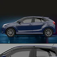Galio Chrome Line Door Visor for Old Baleno, Old Glanza
