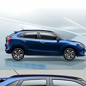 Galio Maruti Suzuki Baleno 2015 - 2021 ABS Roof Rail Black - Set of 2