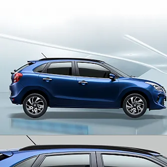 Galio Maruti Suzuki Baleno 2015 - 2021 ABS Roof Rail Black - Set of 2